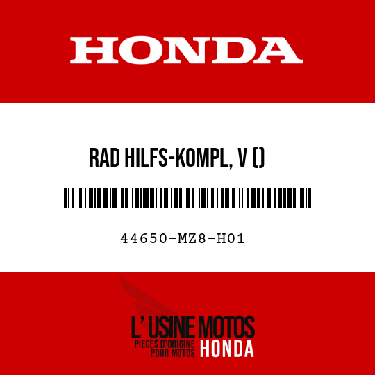 image de 44650-MZ8-H01 RAD HILFS-KOMPL, V ()