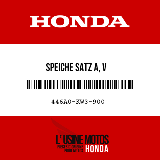 image de 446A0-KW3-900 SPEICHE SATZ A, V