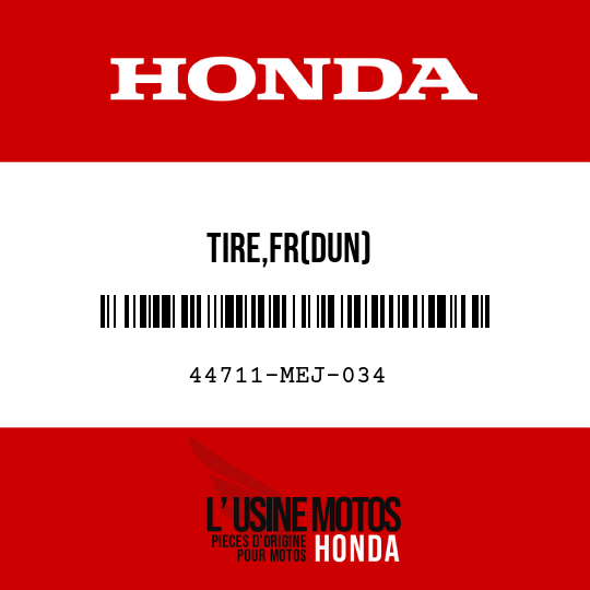 image de 44711-MEJ-034 TIRE,FR(DUN)