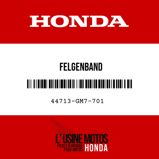 image de 44713-GM7-701 FELGENBAND