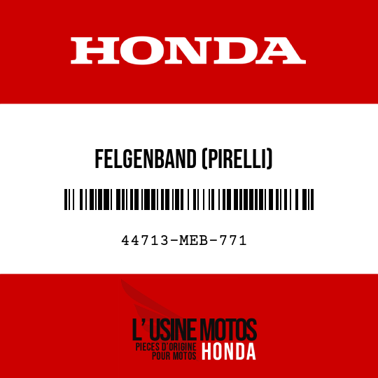 image de 44713-MEB-771 FELGENBAND (PIRELLI)