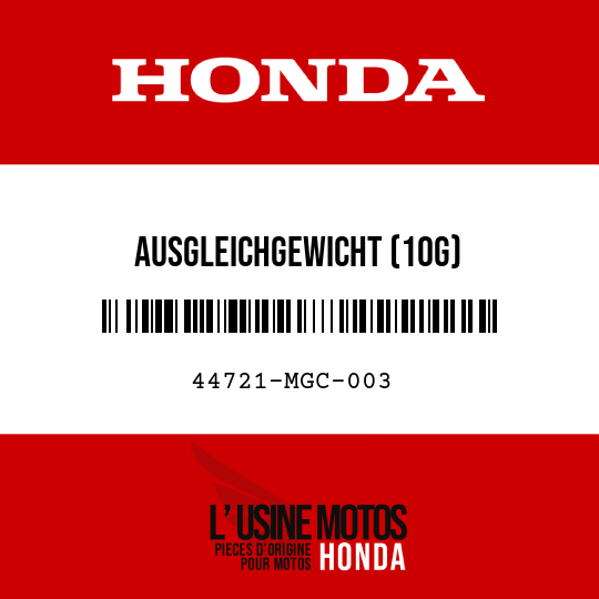 image de 44721-MGC-003 AUSGLEICHGEWICHT (10G)