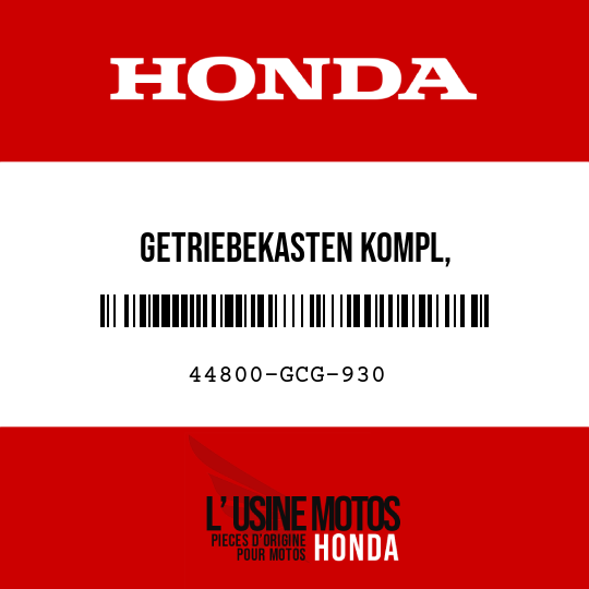 image de 44800-GCG-930 GETRIEBEKASTEN KOMPL, GESCHWINDIGKEITSMESSER