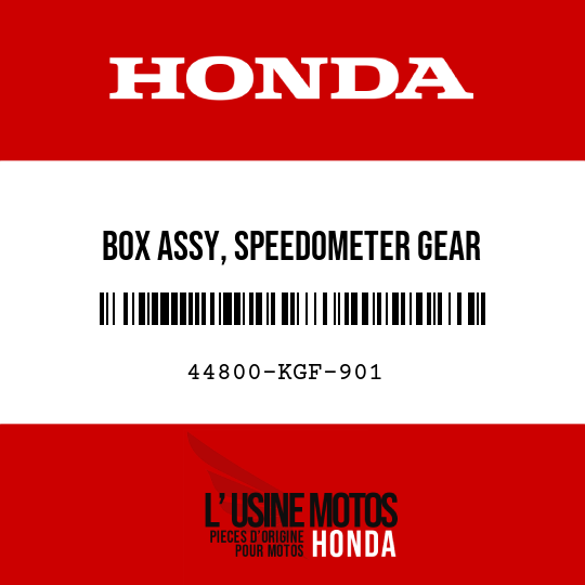 image de 44800-KGF-901 BOX ASSY, SPEEDOMETER GEAR