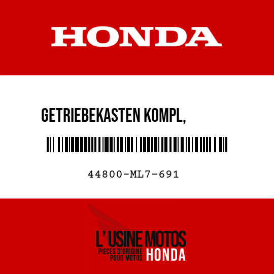 image de 44800-ML7-691 GETRIEBEKASTEN KOMPL,        GESCHWINDIGKEITSMESSER