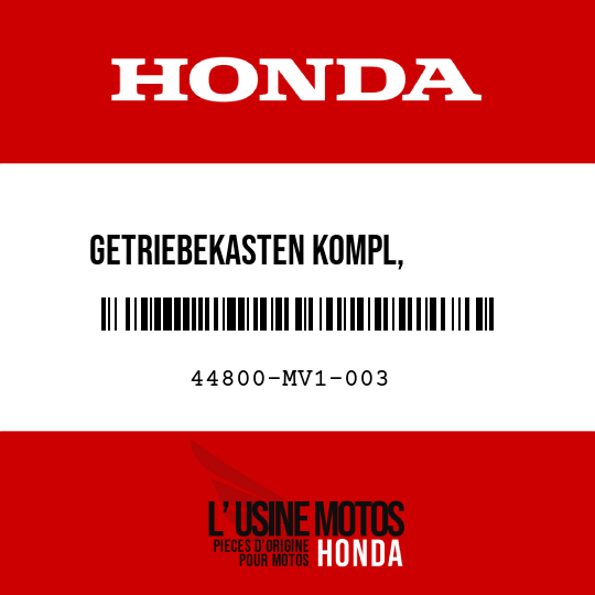 image de 44800-MV1-003 GETRIEBEKASTEN KOMPL, GESCHWINDIGKEITSMESSER
