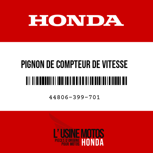 image de 44806-399-701 PIGNON DE COMPTEUR DE VITESSE