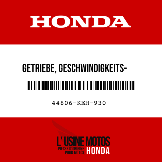 image de 44806-KEH-930 GETRIEBE, GESCHWINDIGKEITS-   MESSER