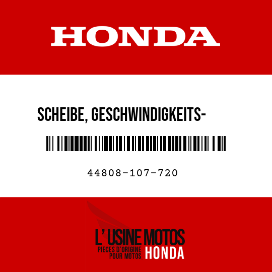 image de 44808-107-720 SCHEIBE, GESCHWINDIGKEITS-    MESSERGETRIEBE