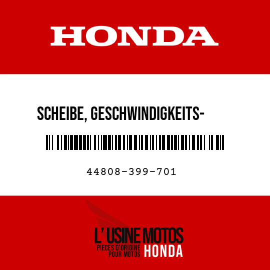 image de 44808-399-701 SCHEIBE, GESCHWINDIGKEITS-    MESSERGETRIEBE