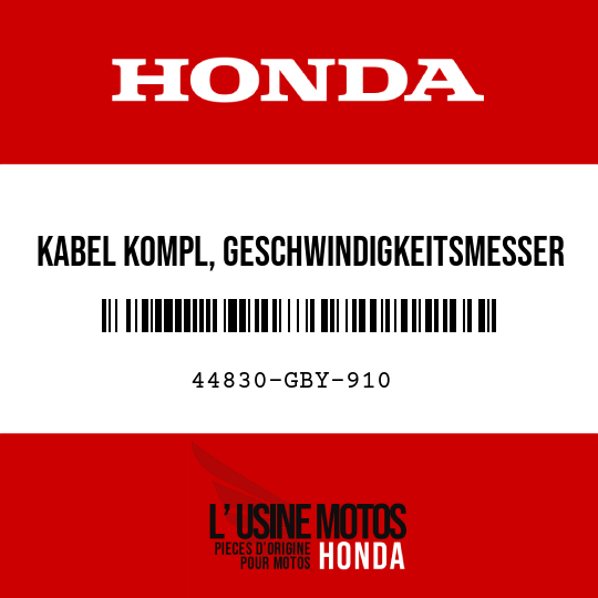 image de 44830-GBY-910 KABEL KOMPL, GESCHWINDIGKEITSMESSER