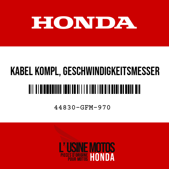 image de 44830-GFM-970 KABEL KOMPL, GESCHWINDIGKEITSMESSER