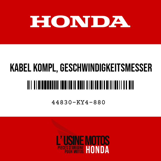 image de 44830-KY4-880 KABEL KOMPL, GESCHWINDIGKEITSMESSER