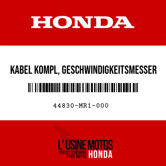image de 44830-MR1-000 KABEL KOMPL, GESCHWINDIGKEITSMESSER