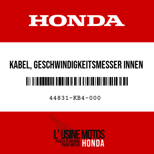 image de 44831-KB4-000 KABEL, GESCHWINDIGKEITSMESSER INNEN