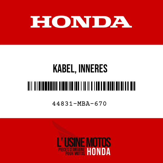 image de 44831-MBA-670 KABEL, INNERES
