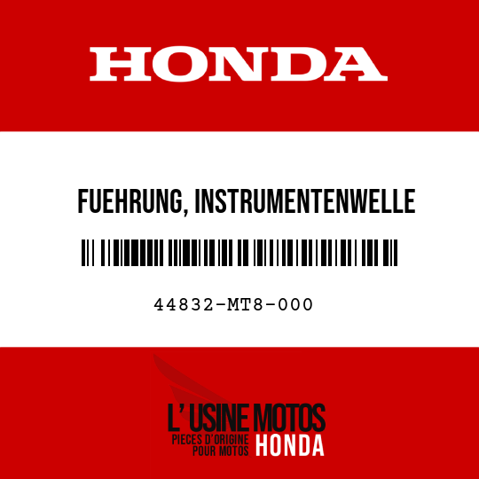 image de 44832-MT8-000 FUEHRUNG, INSTRUMENTENWELLE