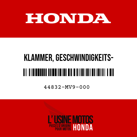 image de 44832-MV9-000 KLAMMER, GESCHWINDIGKEITS- MESSERKABEL