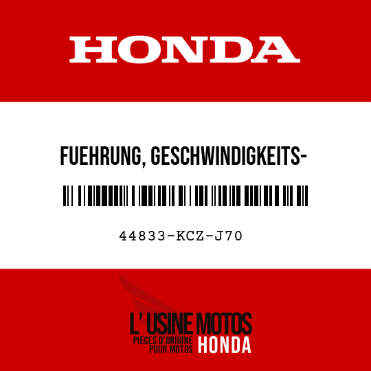 image de 44833-KCZ-J70 FUEHRUNG, GESCHWINDIGKEITS- MESSERKABEL