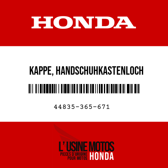 image de 44835-365-671 KAPPE, HANDSCHUHKASTENLOCH