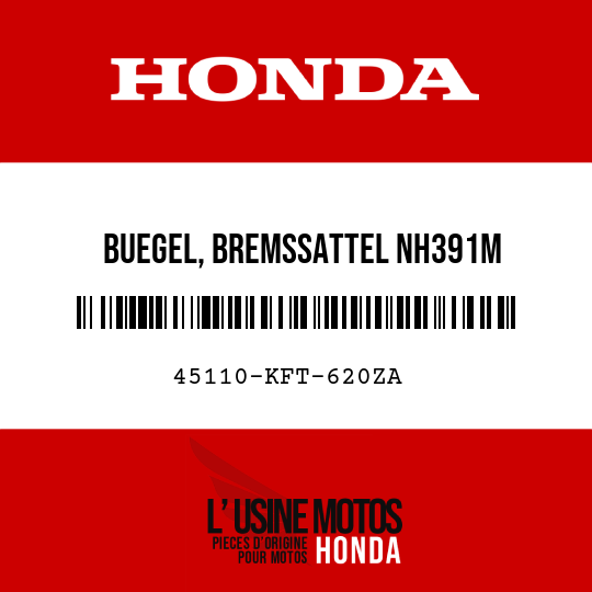 image de 45110-KFT-620ZA BUEGEL, BREMSSATTEL NH391M 