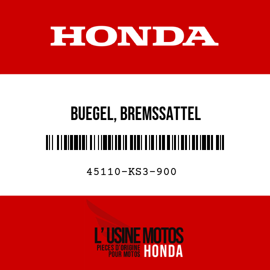 image de 45110-KS3-900 BUEGEL, BREMSSATTEL