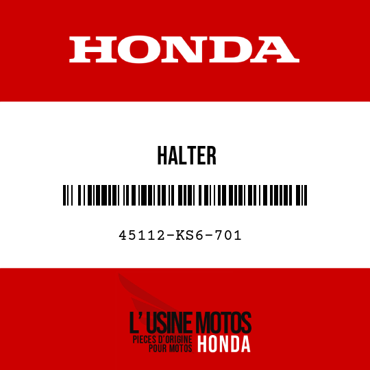 image de 45112-KS6-701 HALTER