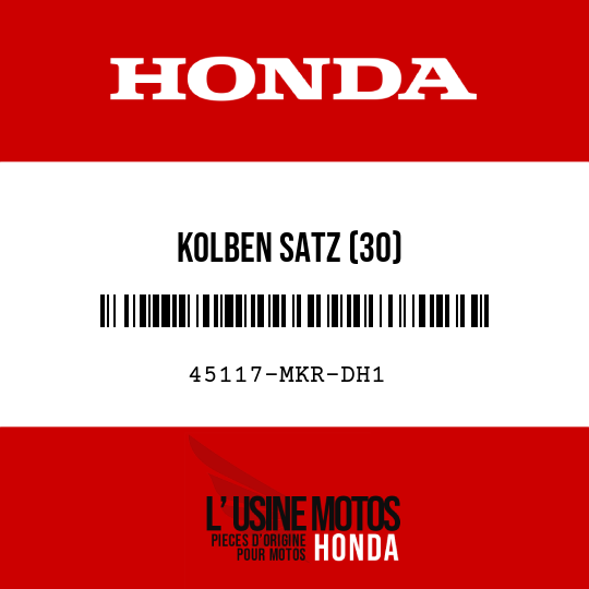 image de 45117-MKR-DH1 KOLBEN SATZ (30)