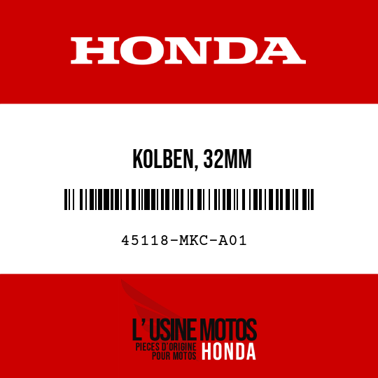 image de 45118-MKC-A01 KOLBEN, 32MM