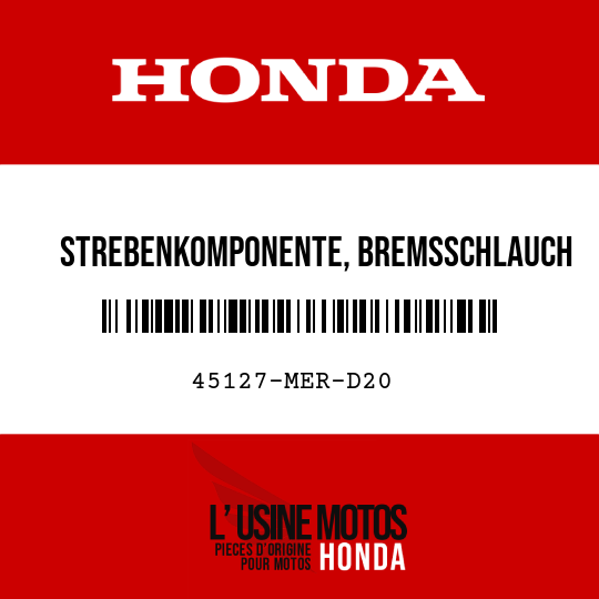 image de 45127-MER-D20 STREBENKOMPONENTE, BREMSSCHLAUCH
