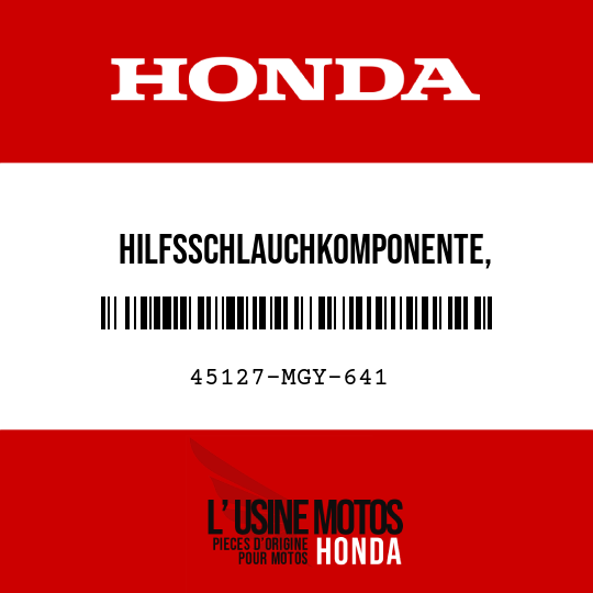 image de 45127-MGY-641 HILFSSCHLAUCHKOMPONENTE, VORDERRADBREMSE