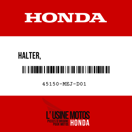 image de 45150-MEJ-D01 HALTER,                       GESCHWINDIGKEITSFUEHLER