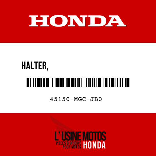 image de 45150-MGC-JB0 HALTER,                       GESCHWINDIGKEITSFUEHLER