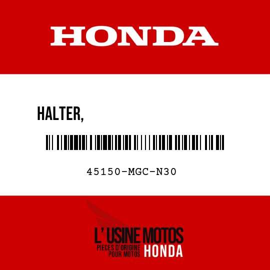 image de 45150-MGC-N30 HALTER,                       GESCHWINDIGKEITSFUEHLER