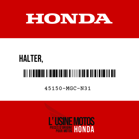 image de 45150-MGC-N31 HALTER,                       GESCHWINDIGKEITSFUEHLER