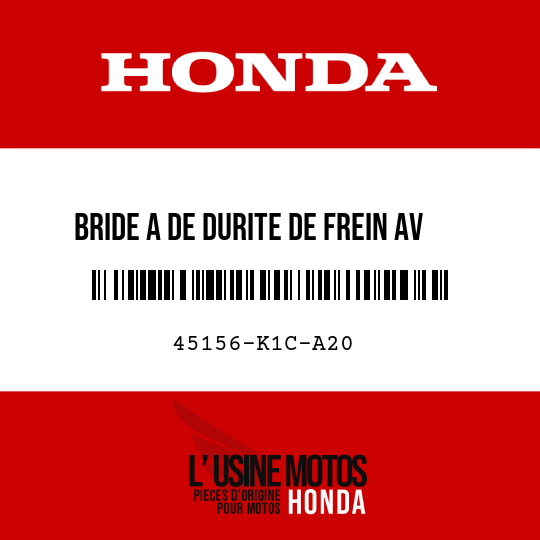 image de 45156-K1C-A20 BRIDE A DE DURITE DE FREIN AV