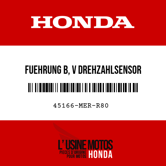 image de 45166-MER-R80 FUEHRUNG B, V DREHZAHLSENSOR