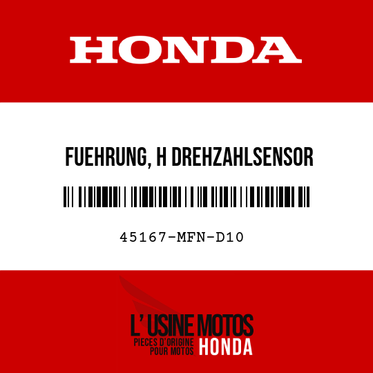 image de 45167-MFN-D10 FUEHRUNG, H DREHZAHLSENSOR