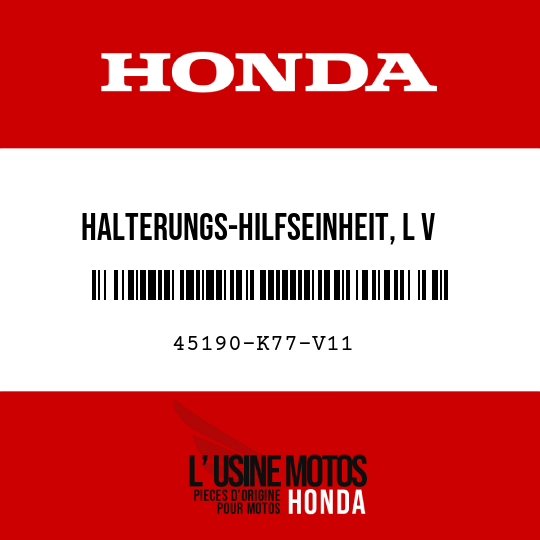 image de 45190-K77-V11 HALTERUNGS-HILFSEINHEIT, L V