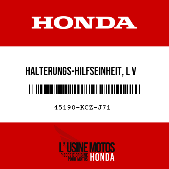 image de 45190-KCZ-J71 HALTERUNGS-HILFSEINHEIT, L V