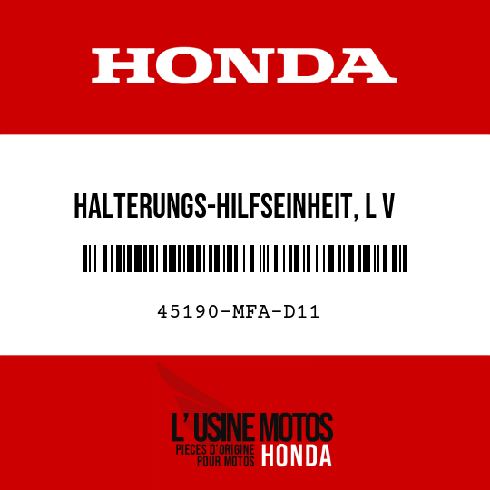 image de 45190-MFA-D11 HALTERUNGS-HILFSEINHEIT, L V
