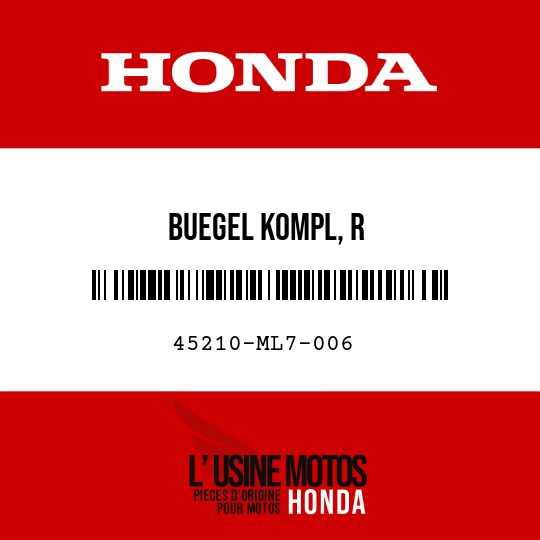 image de 45210-ML7-006 BUEGEL KOMPL, R