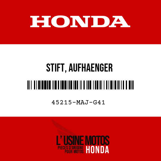 image de 45215-MAJ-G41 STIFT, AUFHAENGER