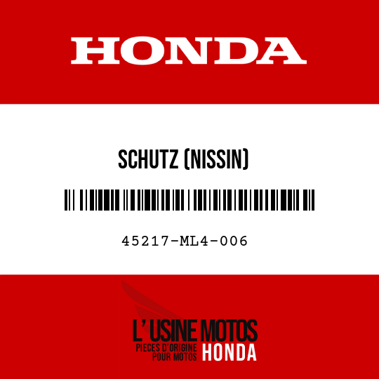 image de 45217-ML4-006 SCHUTZ (NISSIN)