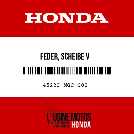 image de 45223-MGC-003 FEDER, SCHEIBE V