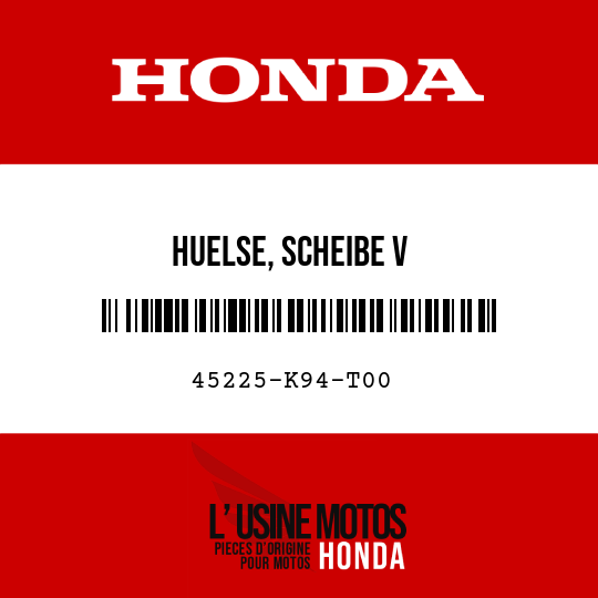 image de 45225-K94-T00 HUELSE, SCHEIBE V