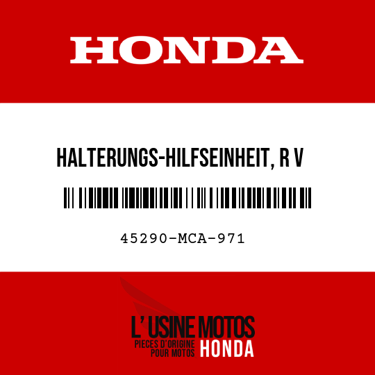 image de 45290-MCA-971 HALTERUNGS-HILFSEINHEIT, R V