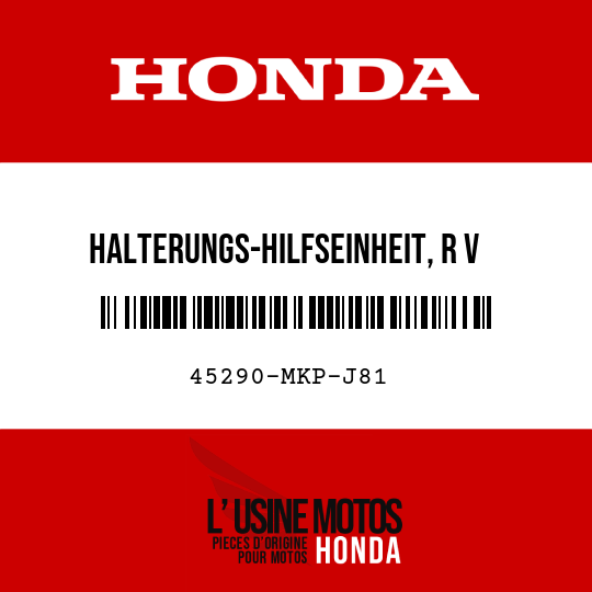 image de 45290-MKP-J81 HALTERUNGS-HILFSEINHEIT, R V