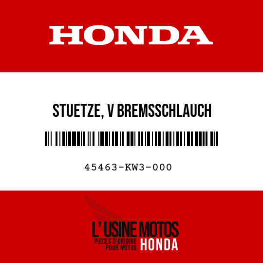 image de 45463-KW3-000 STUETZE, V BREMSSCHLAUCH