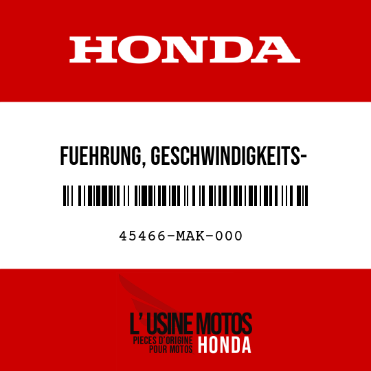 image de 45466-MAK-000 FUEHRUNG, GESCHWINDIGKEITS- MESSERKABEL